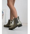 Boots noeud kaki