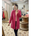 Manteau Julie Fushia